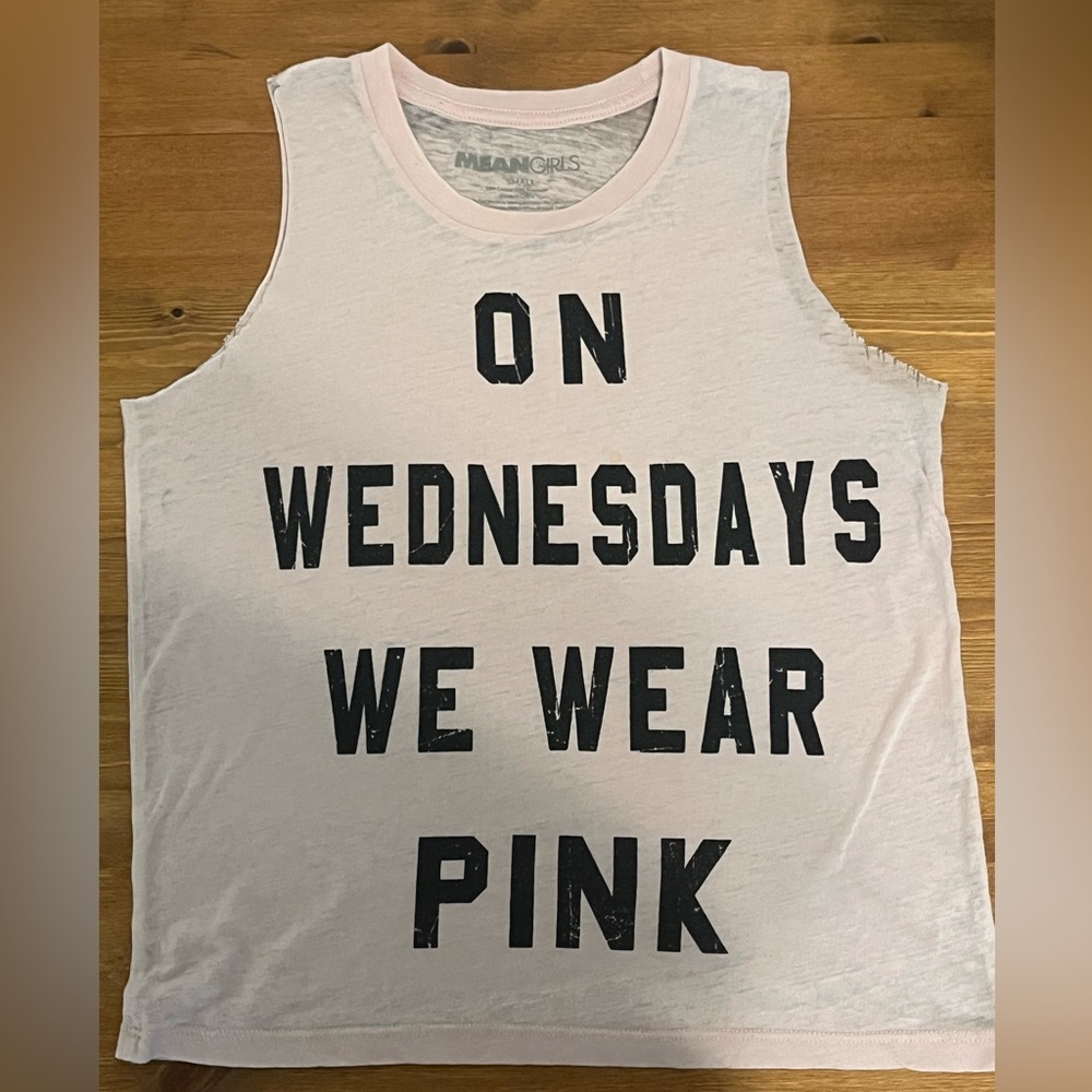 Mean Girls Pink Muscle Tee